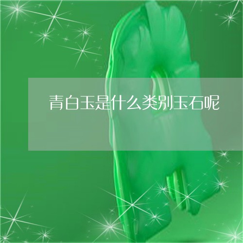 青白玉是什么类别玉石呢/2023061860673