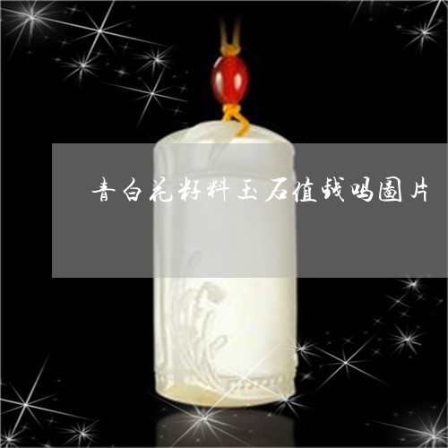 青白花籽料玉石值钱吗图片/2023062726148