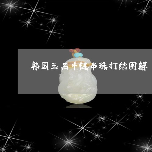 韩国玉石手链串珠打结图解/2023061953725 韩国玉石手链串珠打结图解/2023061953725