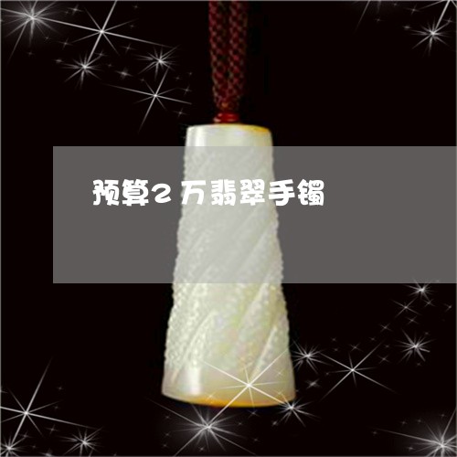 预算2万翡翠手镯/2023022616493