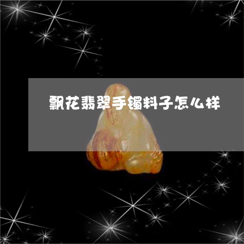 飘花翡翠手镯料子怎么样/2023071061682