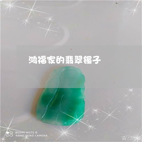 鸿福家的翡翠镯子/2023022657483