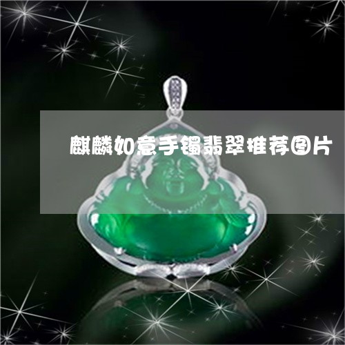 麒麟如意手镯翡翠推荐图片/2023062952825