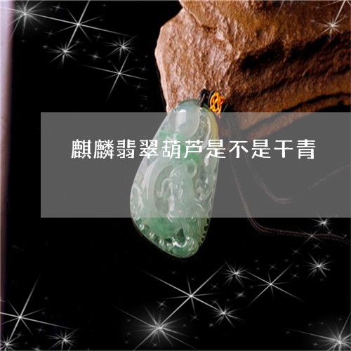 麒麟翡翠葫芦是不是干青/2023071051313