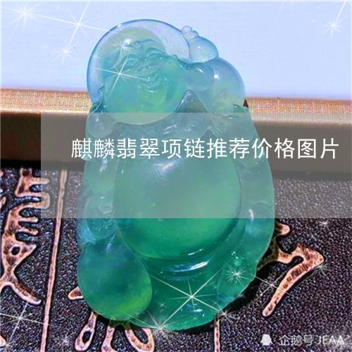 麒麟翡翠项链推荐价格图片/2023062864926