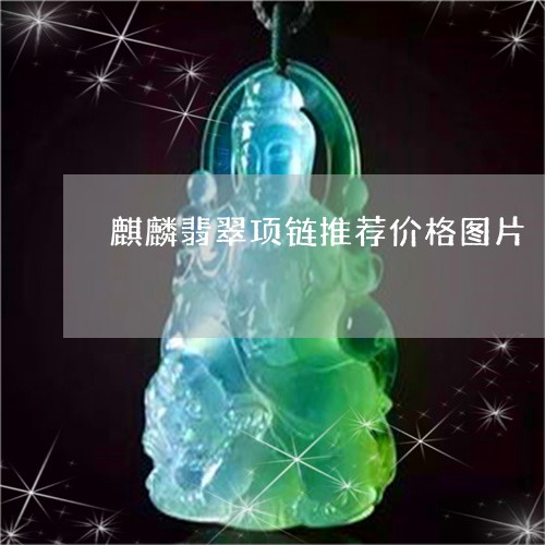 麒麟翡翠项链推荐价格图片/2023062878380
