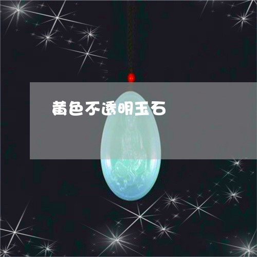 黄色不透明玉石/2023032218460