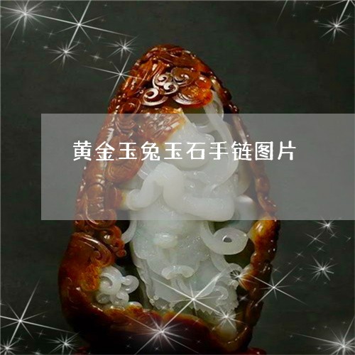 黄金玉兔玉石手链图片/2023060374937