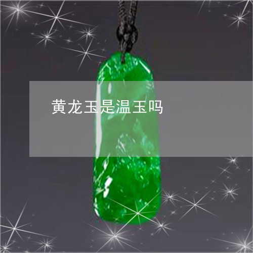 黄龙玉是温玉吗/2023032252604 黄龙玉是温玉吗/2023032252604
