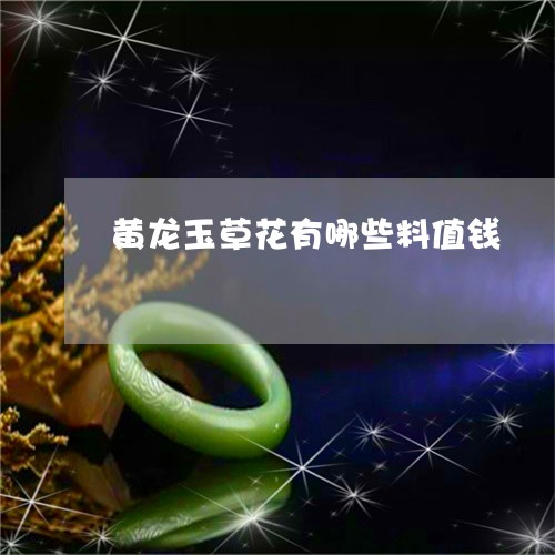黄龙玉草花有哪些料值钱/2023061848494