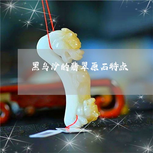 黑乌沙的翡翠原石特点/2023060311504