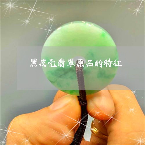 黑皮壳翡翠原石的特征/2023060369683