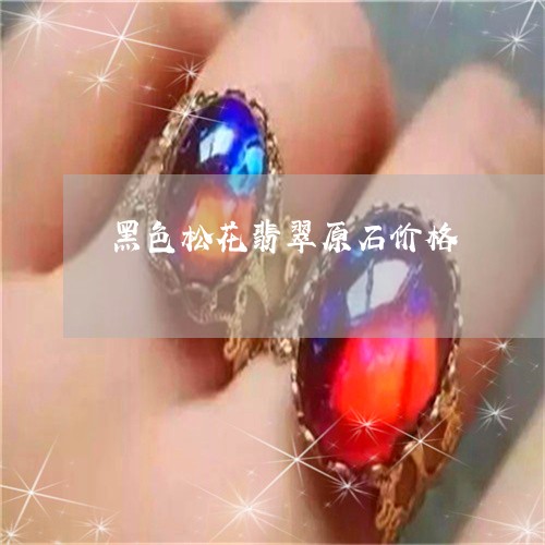 黑色松花翡翠原石价格/2023060381703