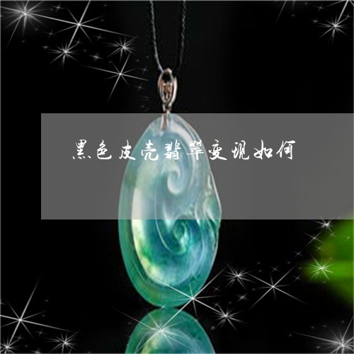 黑色皮壳翡翠变现如何/2023060311693