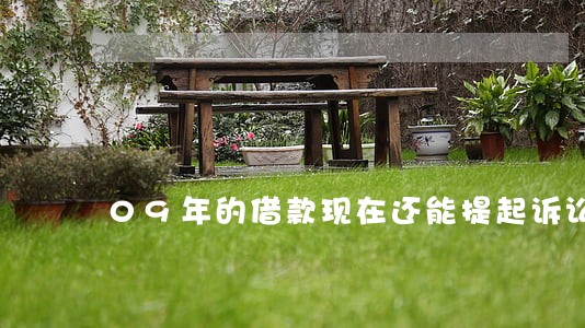 09年的借款现在还能提起诉讼吗 09年的借款现在还能提起诉讼吗