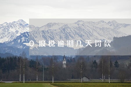 0报税逾期几天罚款