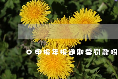 0申报年报逾期要罚款吗 0申报年报逾期要罚款吗
