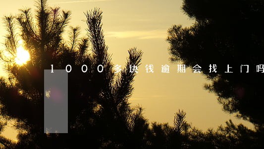 1000多块钱逾期会找上门吗 1000多块钱逾期会找上门吗