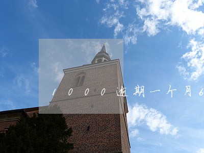1000逾期一个月600 1000逾期一个月600
