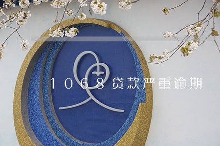 1068贷款严重逾期 1068贷款严重逾期
