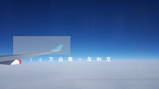 10万逾期一年利息 10万逾期一年利息
