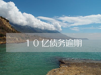 10亿债务逾期 10亿债务逾期