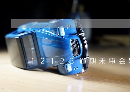 12123逾期未审会显示什么 12123逾期未审会显示什么