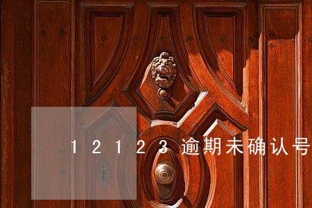 12123逾期未确认号牌黑名单 12123逾期未确认号牌黑名单