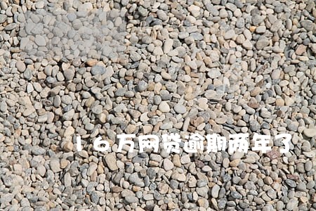 16万网贷逾期两年了 16万网贷逾期两年了