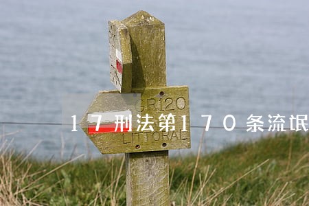 17刑法第170条流氓罪