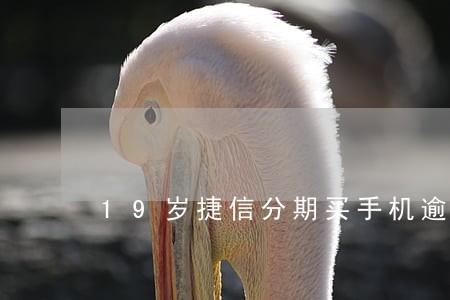 19岁捷信分期买手机逾期 19岁捷信分期买手机逾期