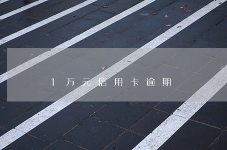 1万元信用卡逾期