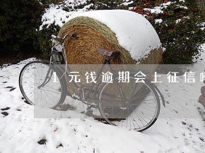 1元钱逾期会上征信吗 1元钱逾期会上征信吗