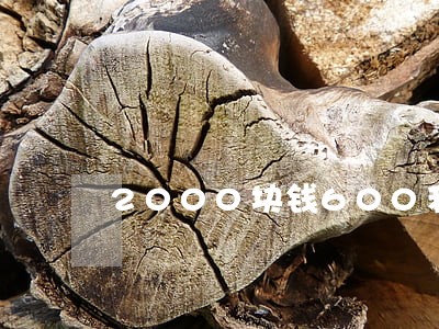 2000块钱600利息逾期不 2000块钱600利息逾期不