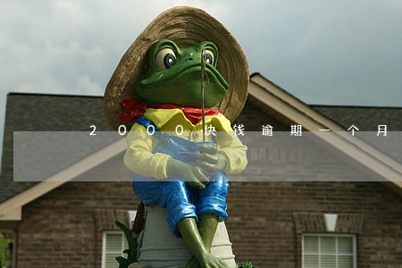 2000块钱逾期一个月