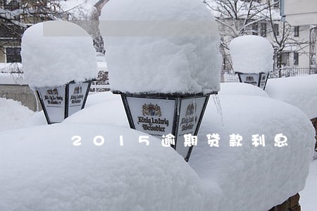 2015逾期贷款利息 2015逾期贷款利息