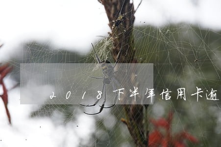 2018下半年信用卡逾期 2018下半年信用卡逾期