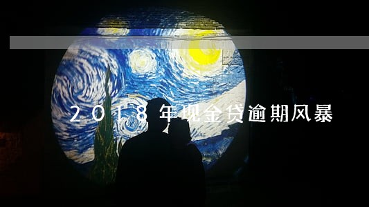 2018年现金贷逾期风暴