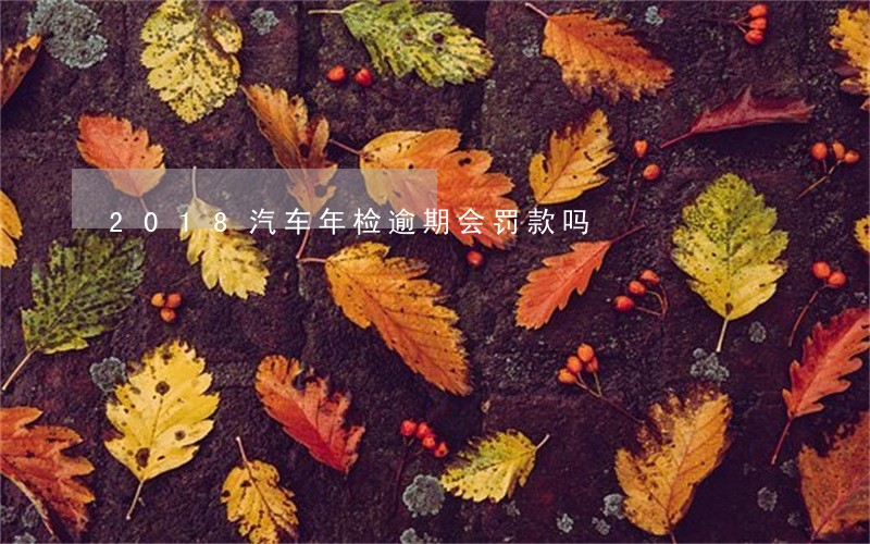 2018汽车年检逾期会罚款吗 2018汽车年检逾期会罚款吗