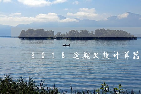 2018逾期欠款计算器