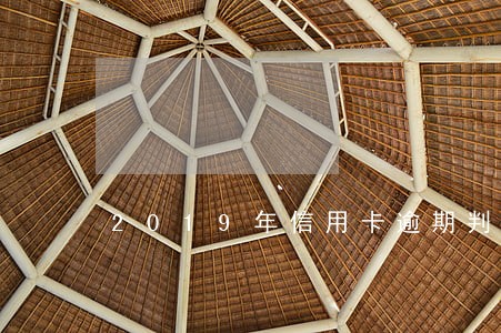 2019年信用卡逾期判刑案例 2019年信用卡逾期判刑案例