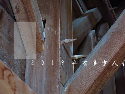 2019年有多少人信用卡逾期