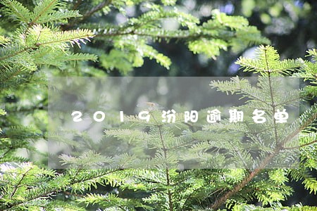 2019汾阳逾期名单 2019汾阳逾期名单