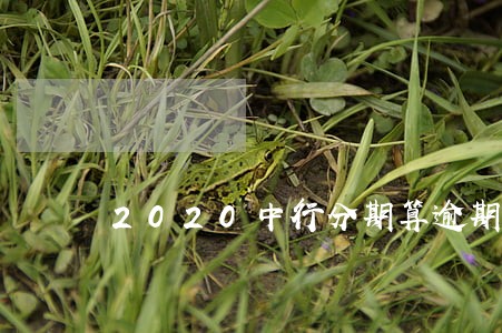 2020中行分期算逾期吗 2020中行分期算逾期吗