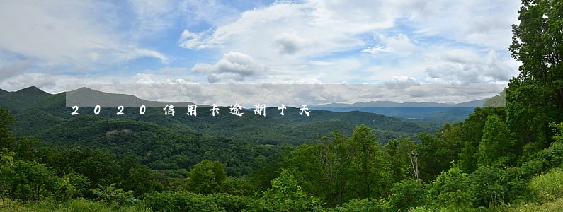 2020信用卡逾期十天 2020信用卡逾期十天