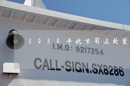2020年北京司法处置拍卖 2020年北京司法处置拍卖