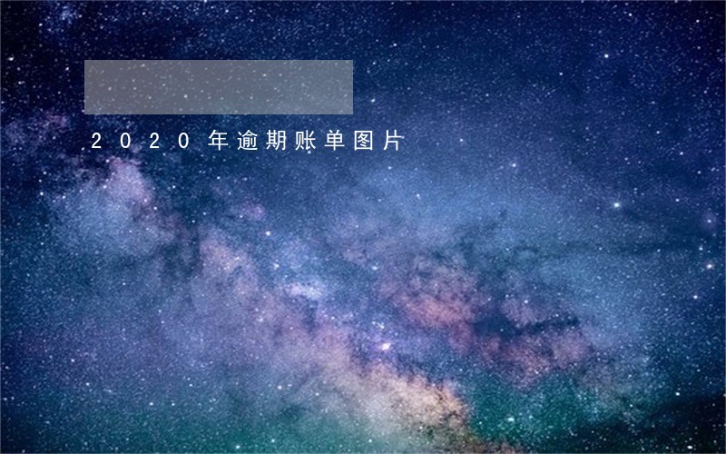 2020年逾期账单图片 2020年逾期账单图片