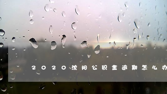 2020沈阳公积金逾期怎么办 2020沈阳公积金逾期怎么办