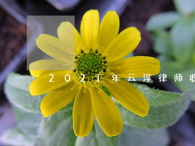 2021年云浮律师收费标准 2021年云浮律师收费标准