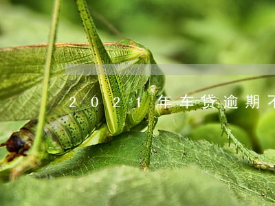 2021年车贷逾期不准拖车吗 2021年车贷逾期不准拖车吗